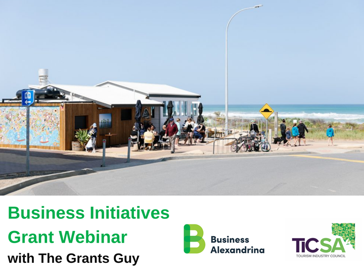 Business Initiatives Grant Webinar with the Grants Guy